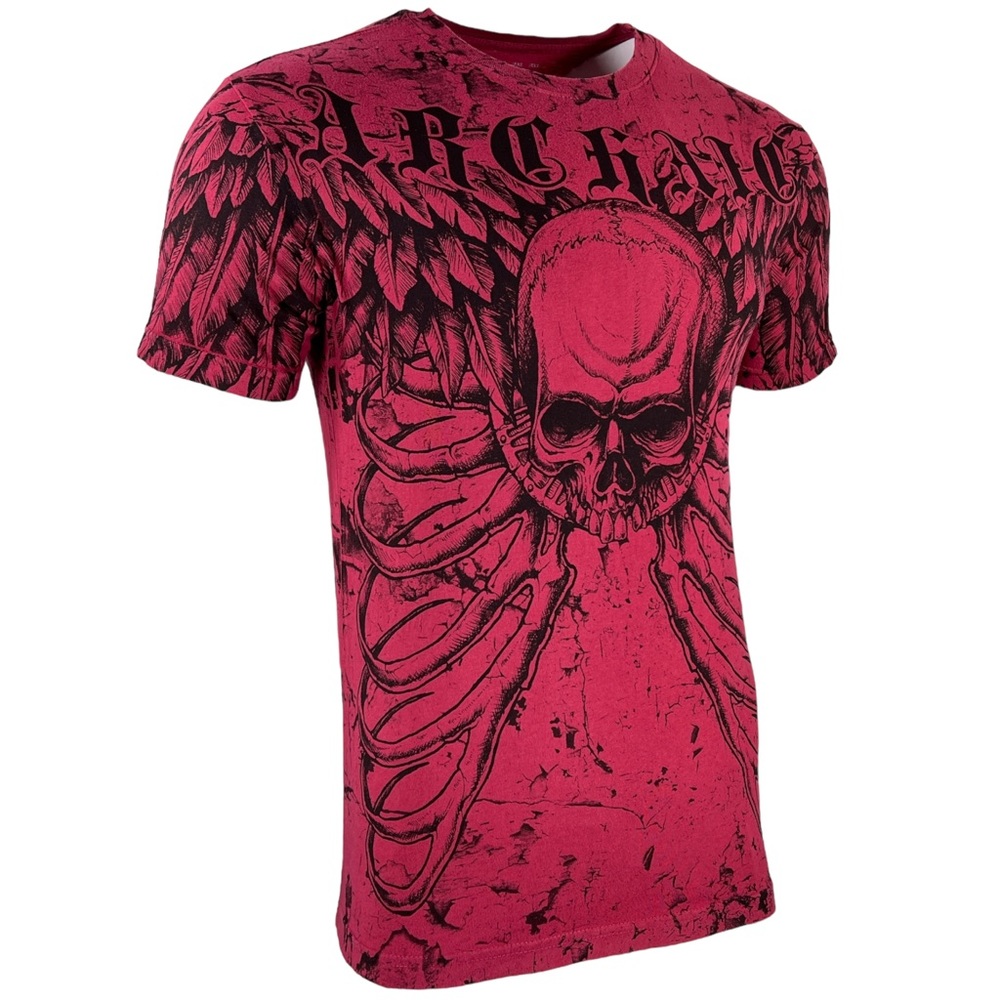 ARCHAIC by AFFLICTION Mens T-Shirt COLLISION Cross - Picture 5 of 9